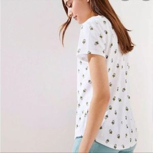 LOFT Cactus Houseplant Succulent Vintage Soft Tee Shirt - Petite Small